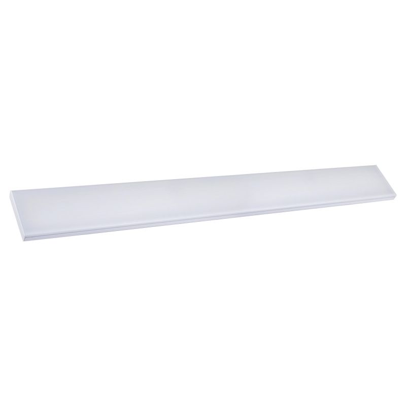 LED-kattovalaisin MullerLicht Planus 90, 900x120x45mm, metalli/akryyli, valkoinen