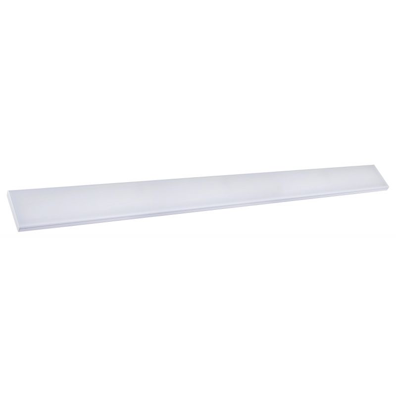 LED-kattovalaisin MullerLicht Planus 120, 1200x120x45mm, metalli/akryyli, valkoinen