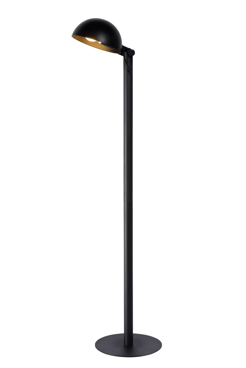Lattiavalaisin Lucide Austin Ø28cm, 1xE27, musta