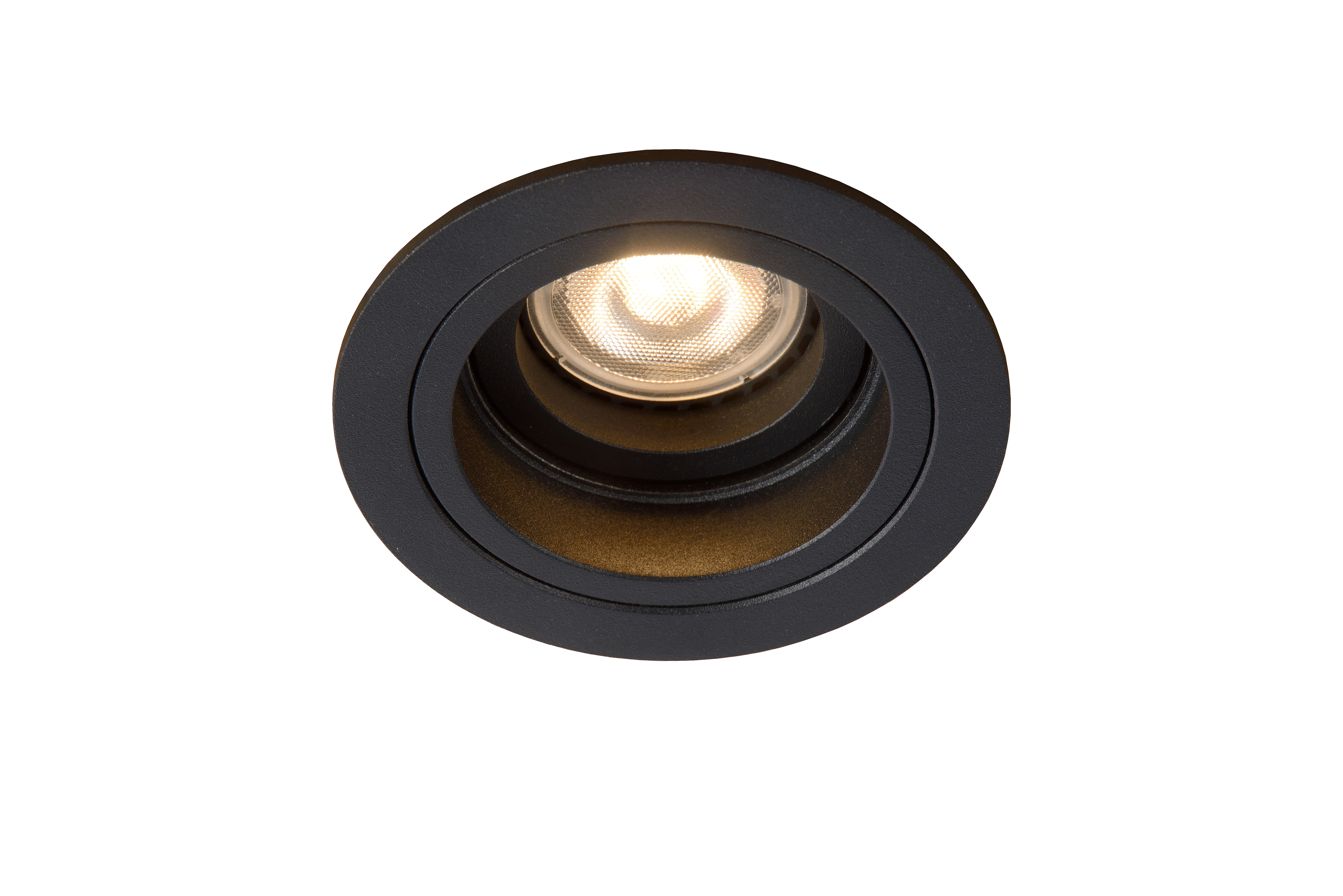 Lucide EMBED - Recessed spotlight - Ø 9,1 cm - 1xGU10 - Black
