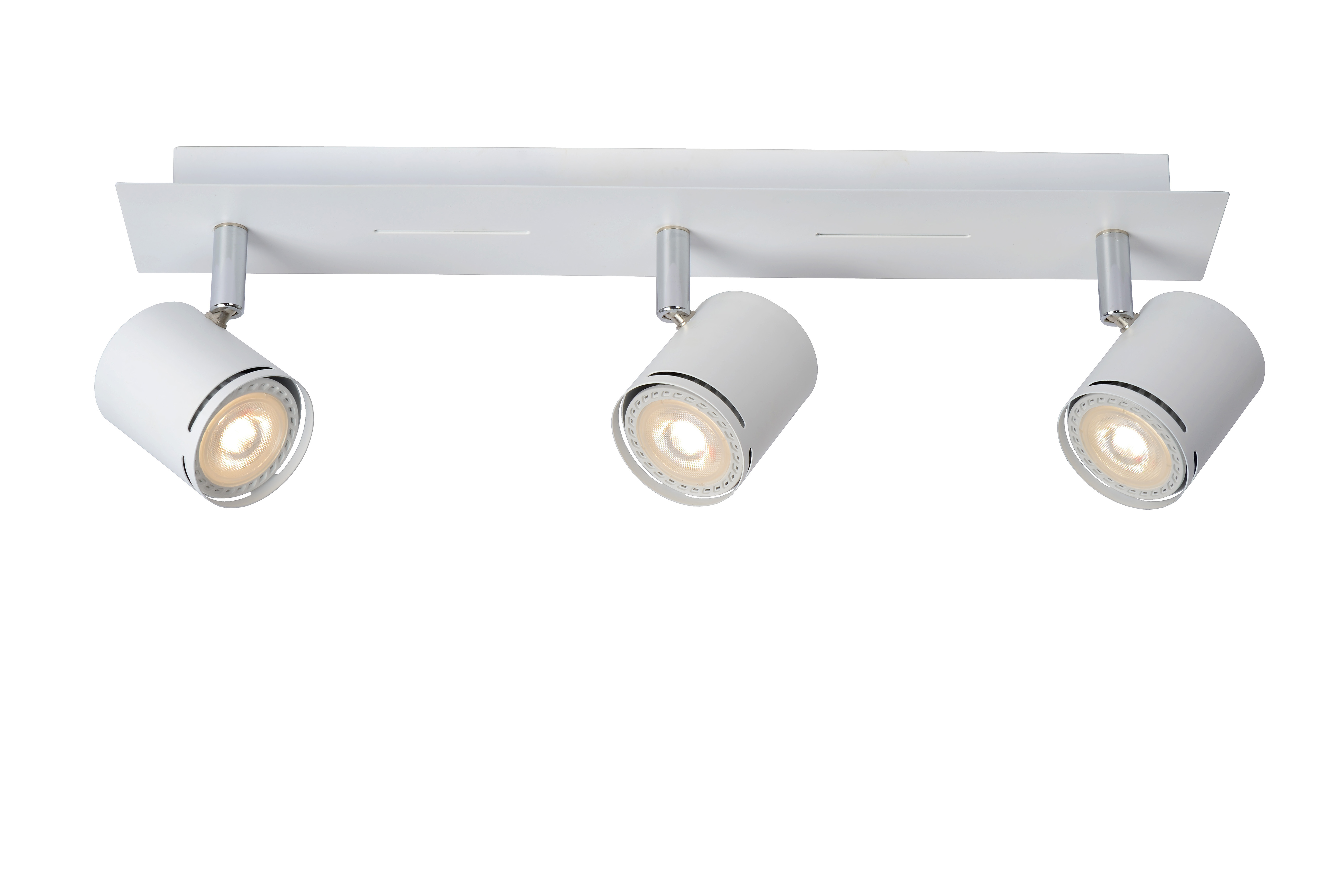 Lucide RILOU - Kattospottivalaisin - LED Dim. - GU10 - 3x5W 3000K - Valkoinen