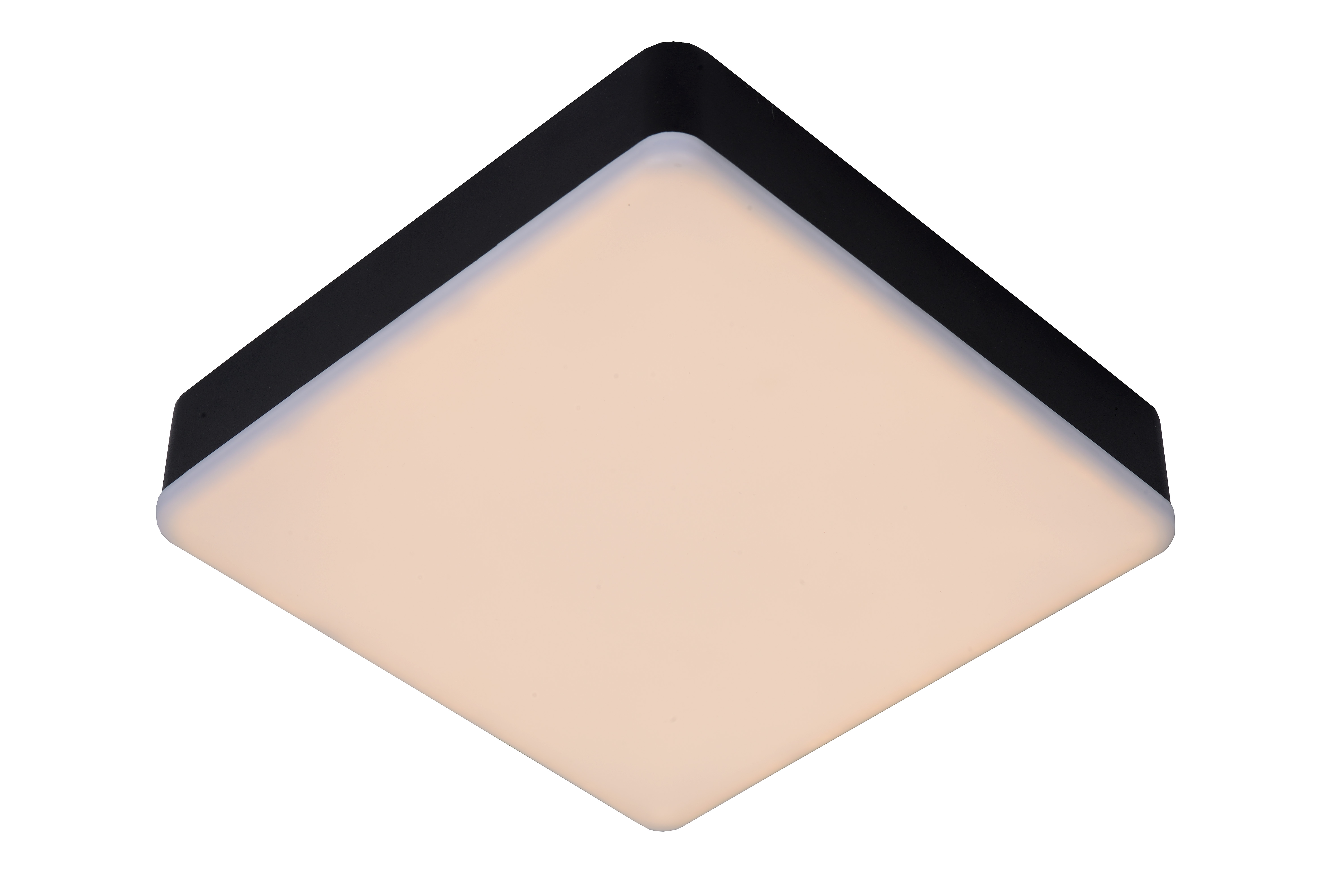 Lucide CERES-LED - Kylpyhuonen kattovalaisin - LED Dim. - IP66 - Musta
