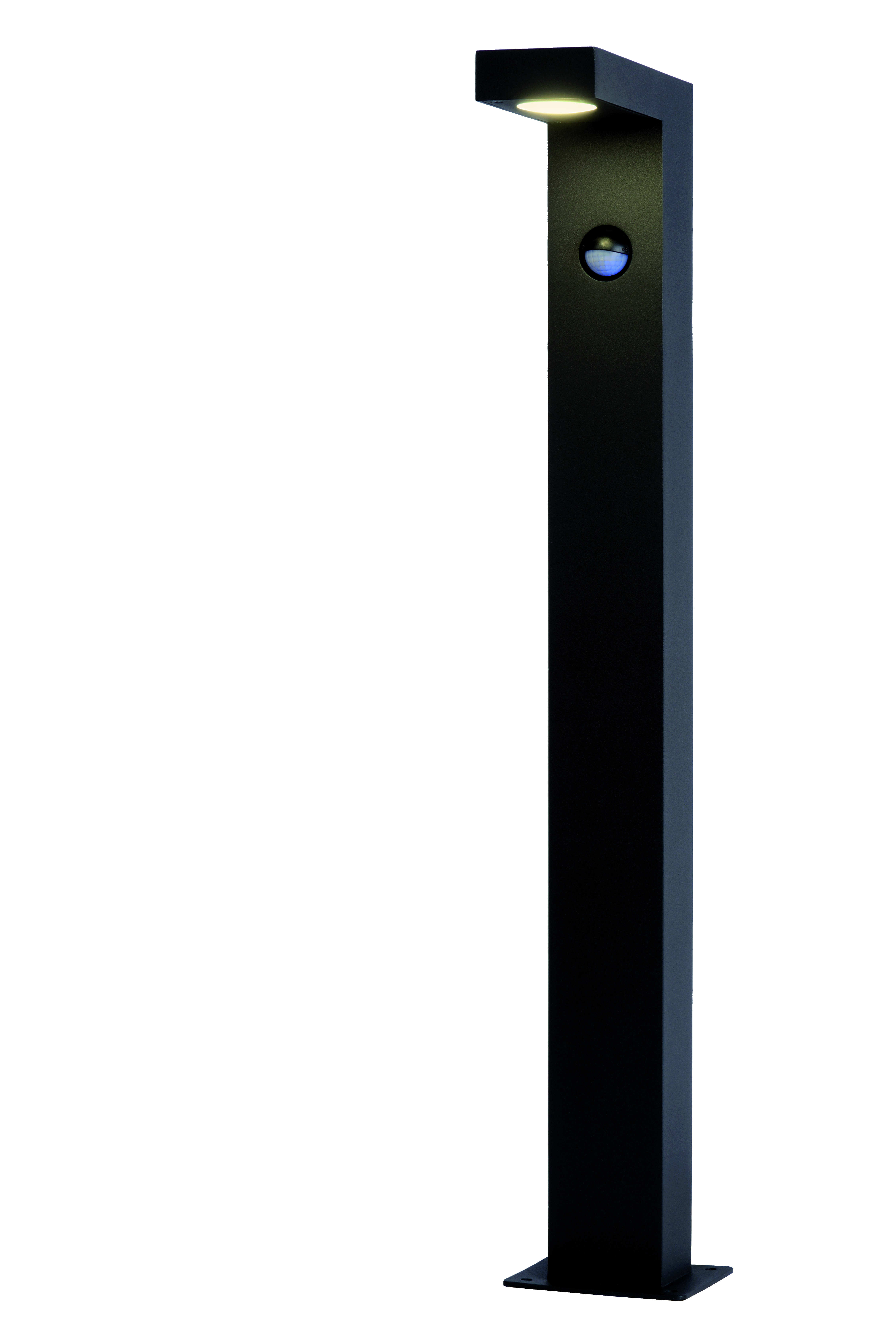 Lucide TEXAS-IR - Bollard light Outdoor - LED - 1x8W 3000K - IP54 - Anthracite