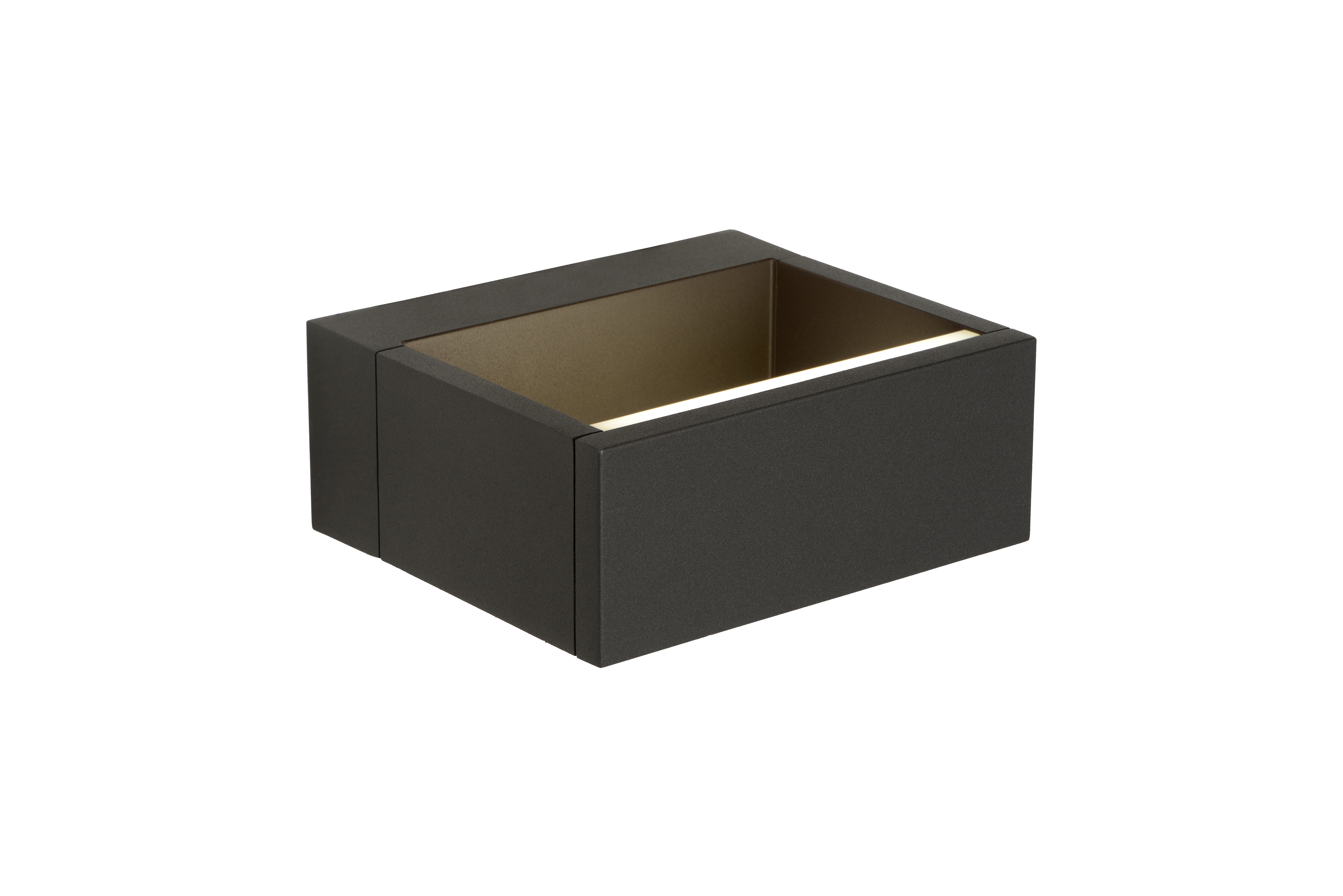 Lucide GOA - Wall light Outdoor - LED - 1x10W 3000K - IP54 - Anthracite