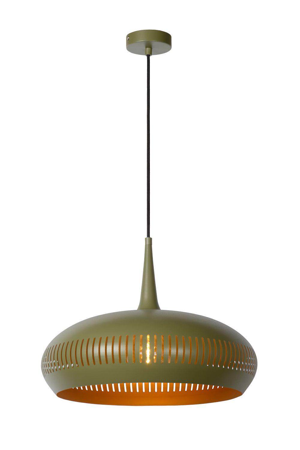 Lucide RAYCO - Pendant light - Ø 45 cm - 1xE27 - Green