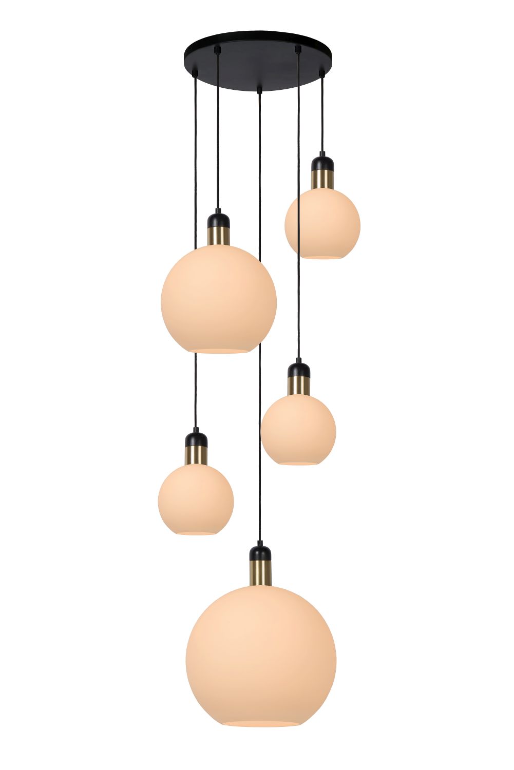 Lucide Julius pendant light 5xE27, opal