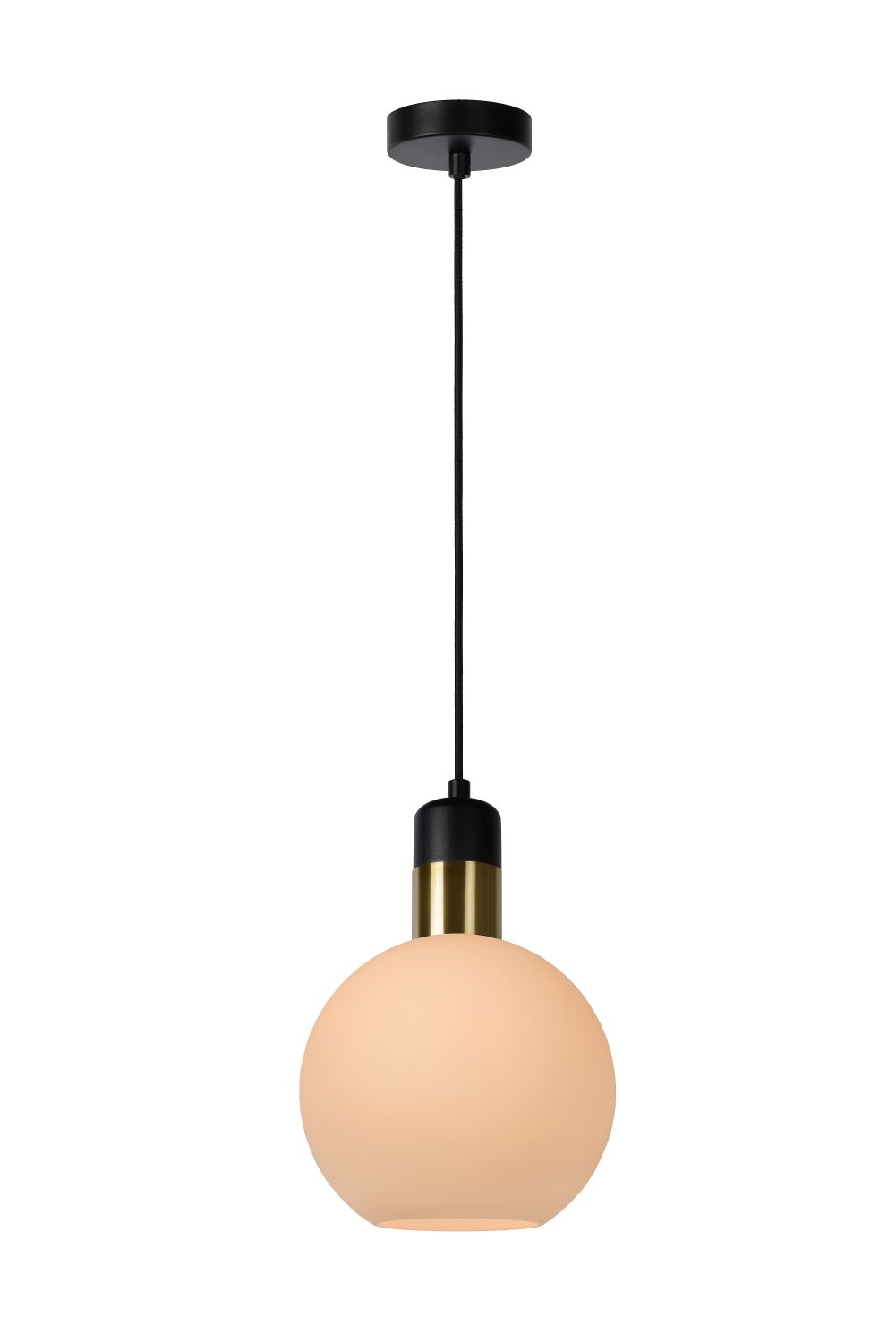 Lucide Julius pendant light Ø20cm, 1xE27, opal