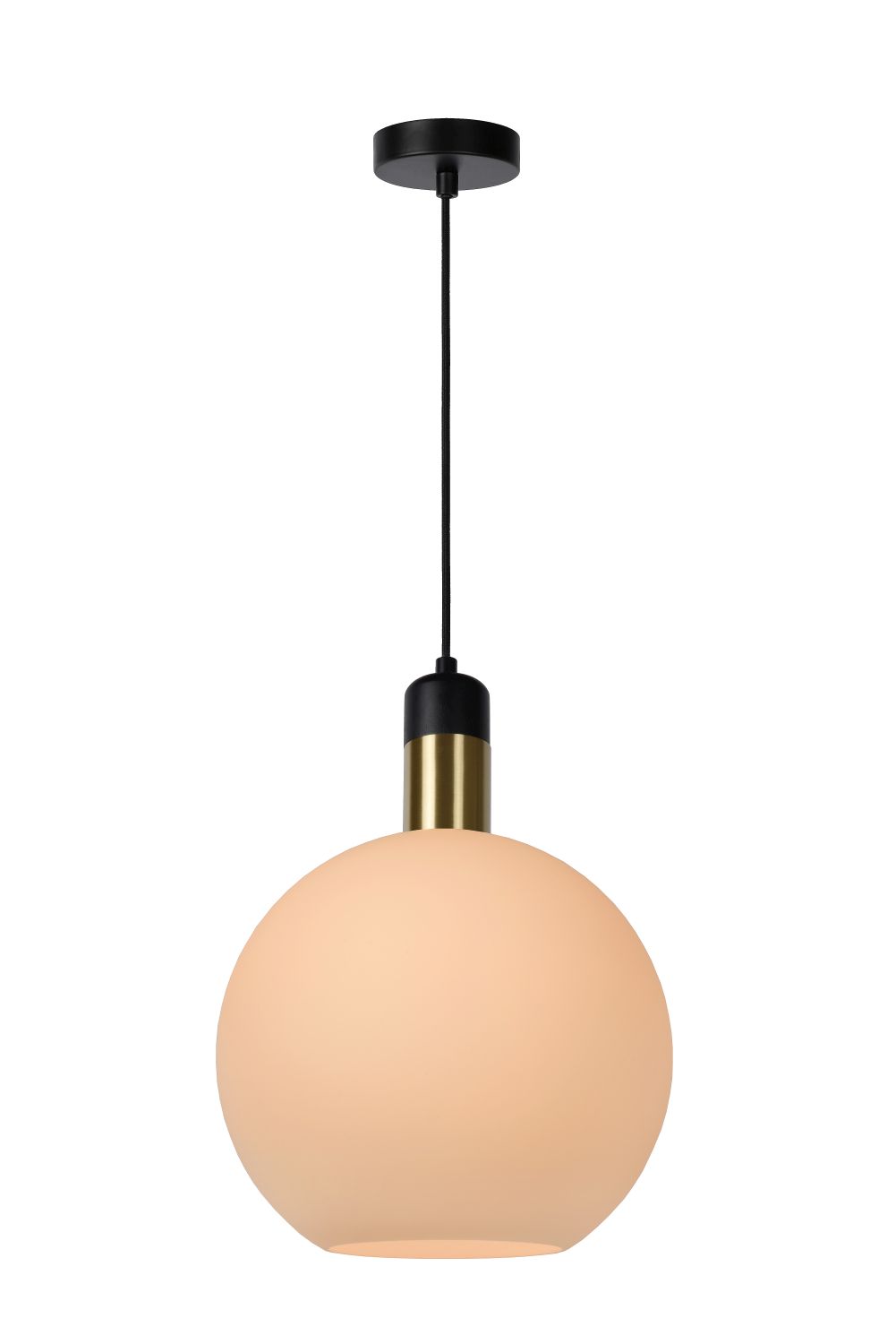 Lucide Julius pendant light Ø28cm, 1xE27, opal