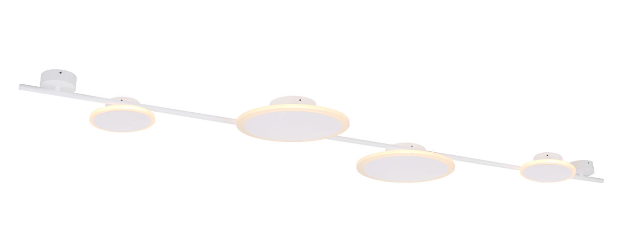 Seinävalaisin ODO - Metalli - Valkoinen -, 1xLED