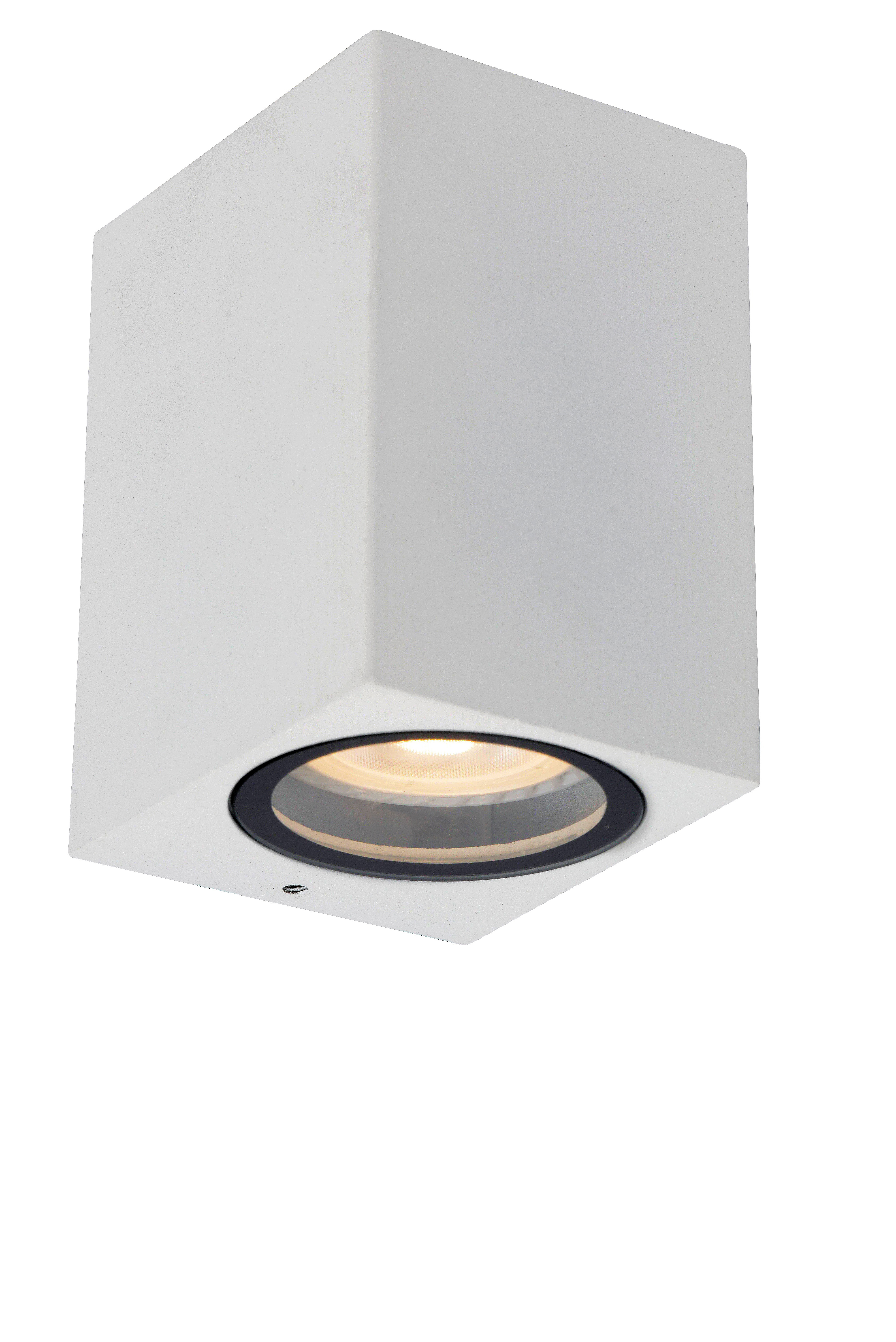 Lucide ZARO - Wall spotlight Outdoor - 1xGU10 - IP44 - White