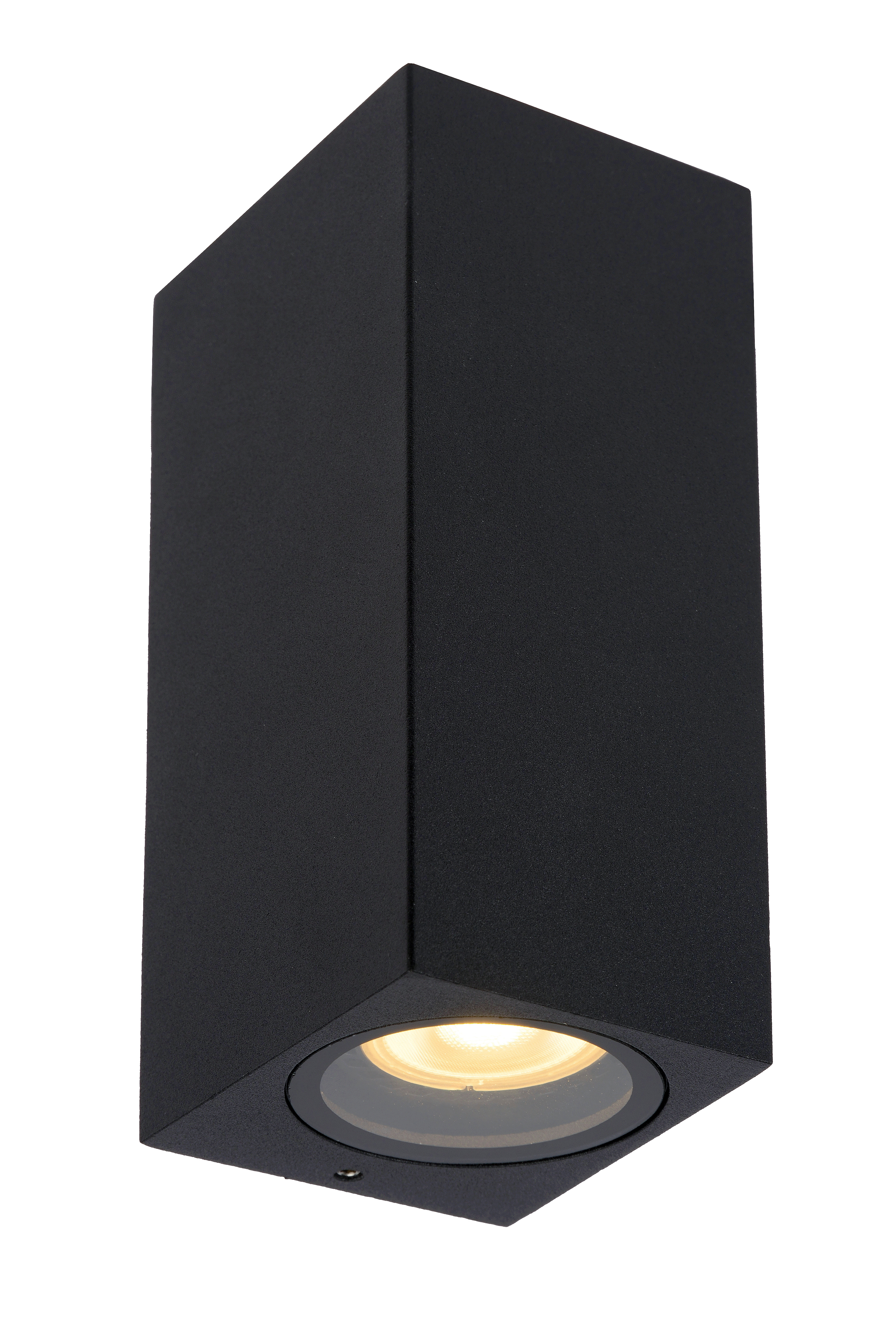 Lucide ZARO - Wall spotlight Outdoor - 2xGU10 - IP44 - Black