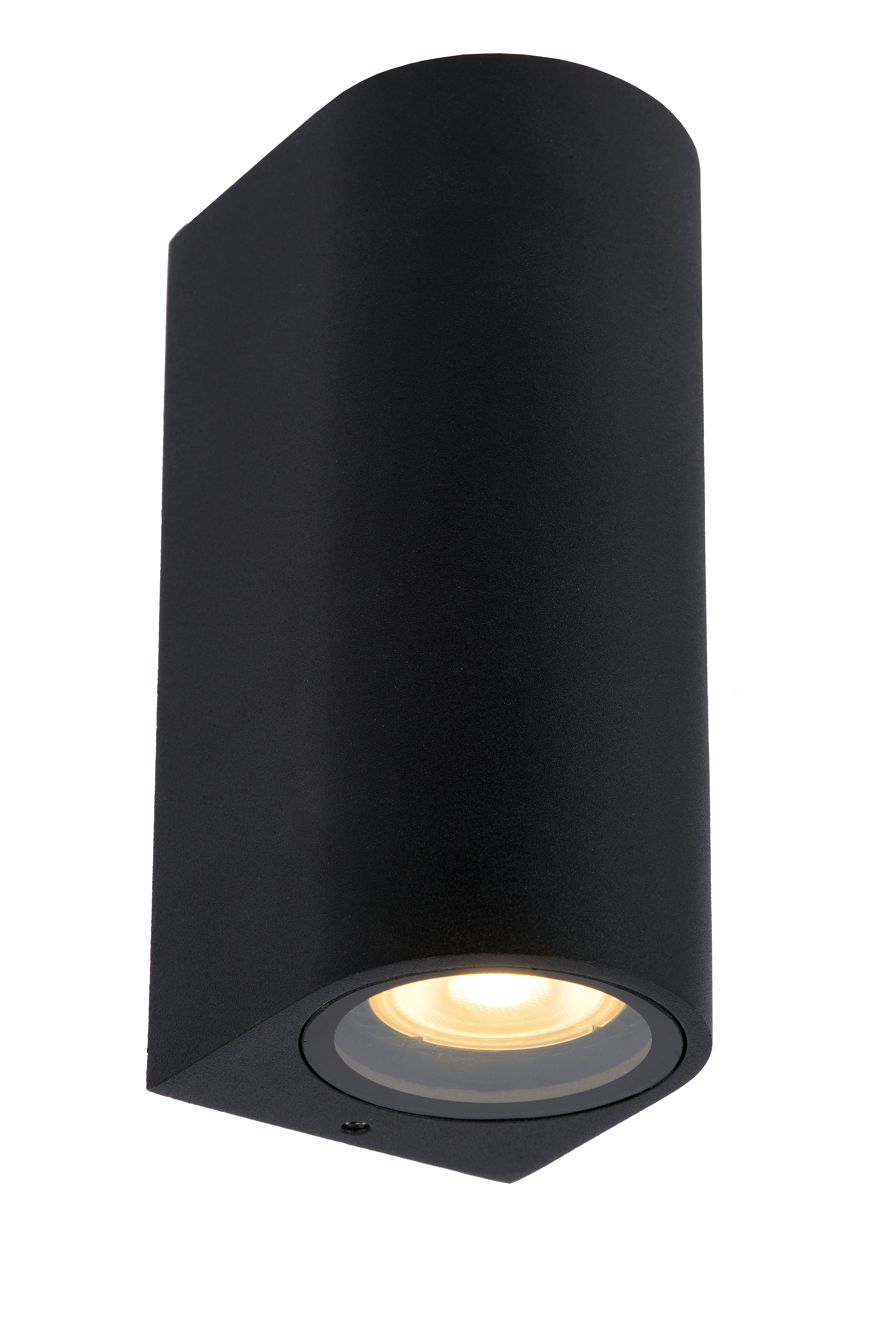 Lucide ZARO - Wall spotlight Outdoor - 2xGU10 - IP44 - Black