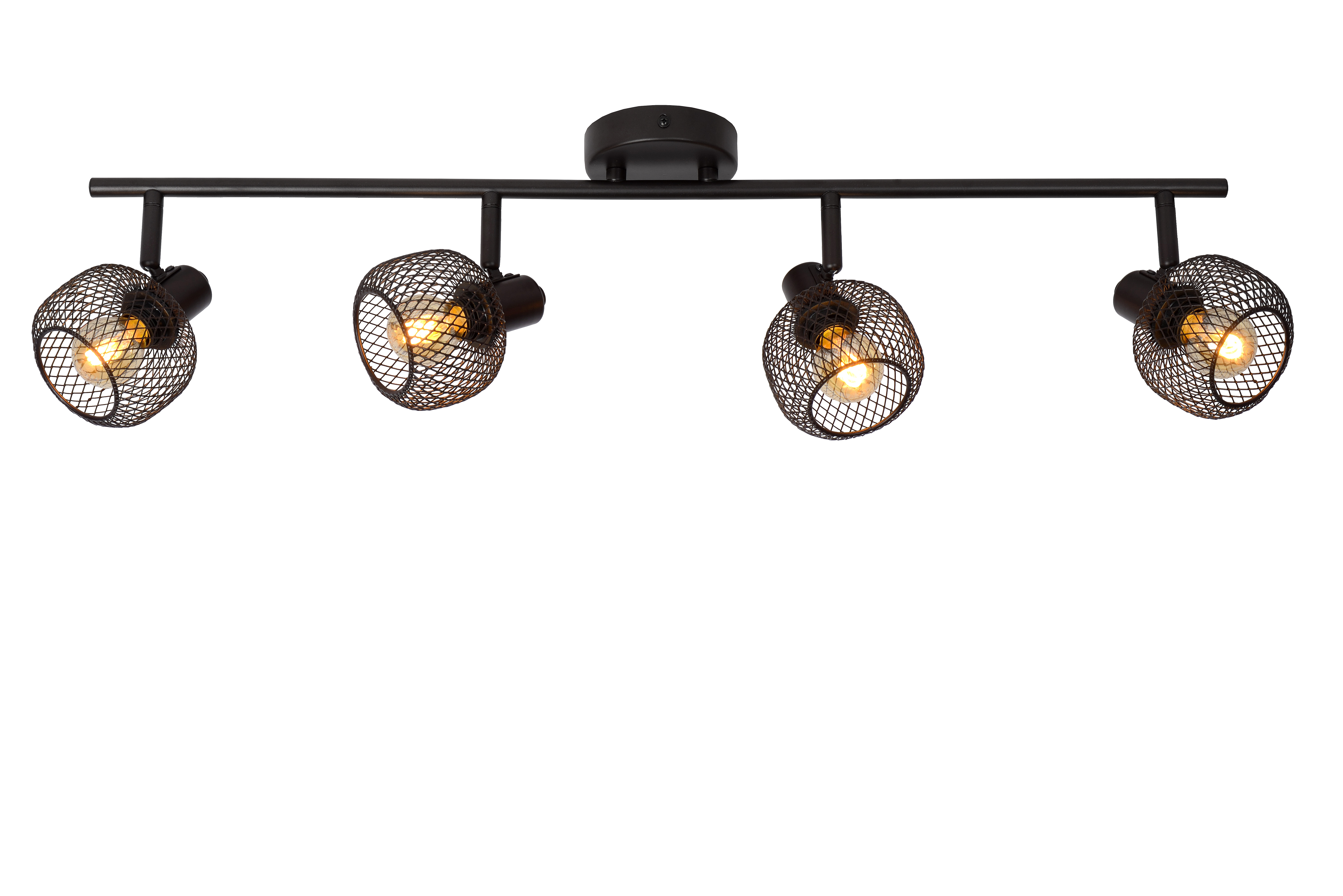 Lucide MAREN - Ceiling spotlight - 4xE14 - Black