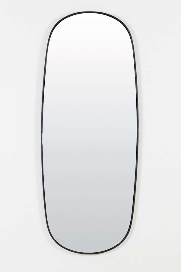 Mirror 40x1,5x100 cm LIBRA smoked glass+matt black