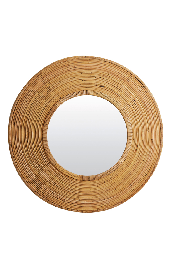 Mirror Ø80x8 cm ARCHIE rattan naturel