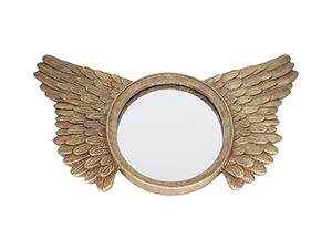 Mirror 79x4,5x54 cm WING gold