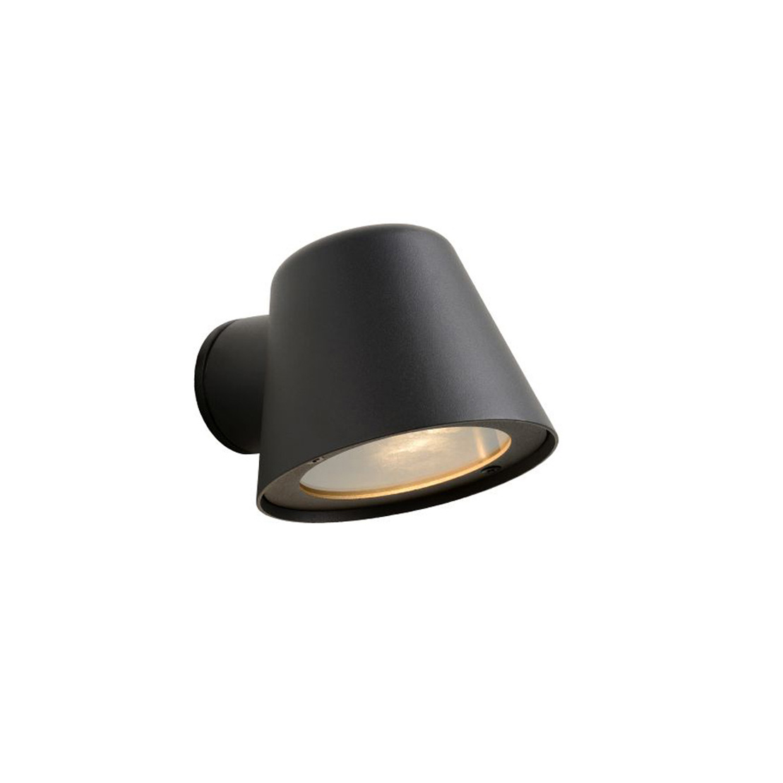 Lucide DINGO-LED - Outdoor Wall Lamp - LED Dim. - GU10 - 1x5W 3000K - IP44 - Anthrasite