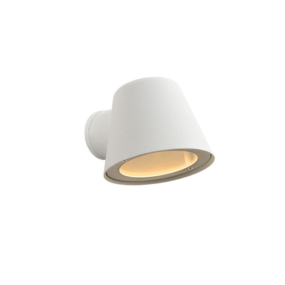 Lucide DINGO-LED - Outdoor Wall Lamp - LED Dim. - GU10 - 1x5W 3000K - IP44 - White