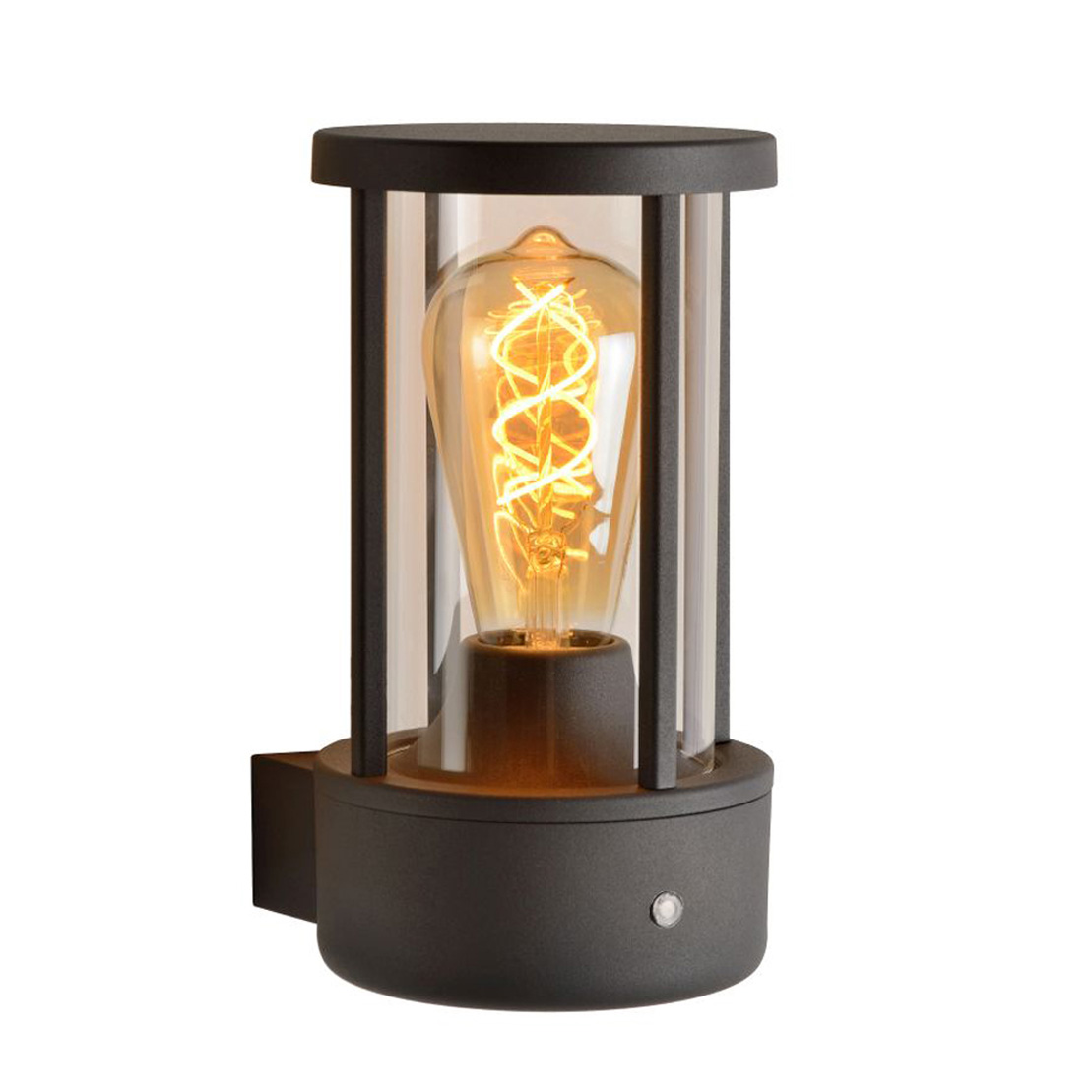 Lucide LORI - Outdoor Wall lamp - IP44 - Anthrasite