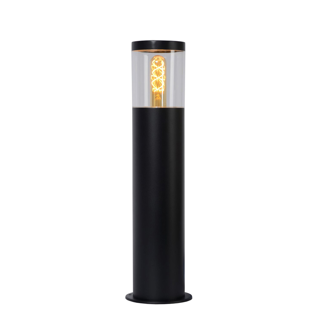 Lucide FEDOR - Outdoor Bollard Lamp - E27 - IP44 - Black