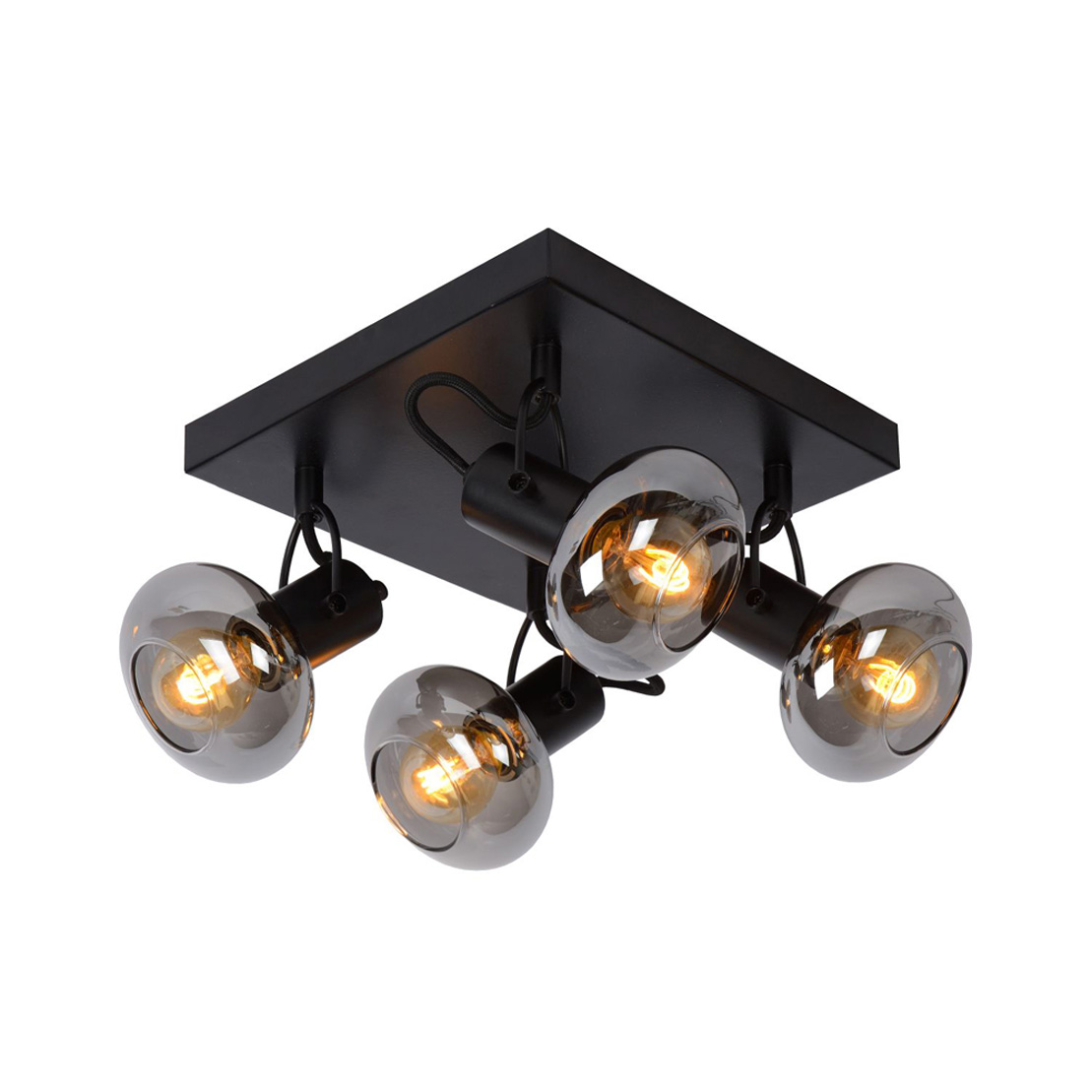 Lucide MADEE - Ceiling Spotlight - E14 - Black