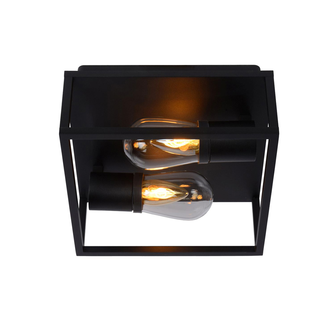 Lucide CARLYN - Bathroom Ceiling light - E14 - IP54 - Black