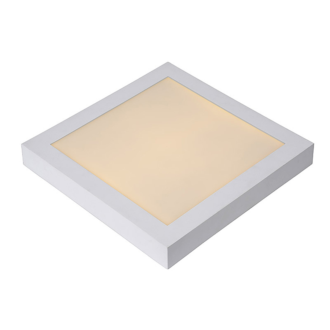 Lucide BRICE-LED - Ceiling light - White - Integrated LED - 30W (incl.)