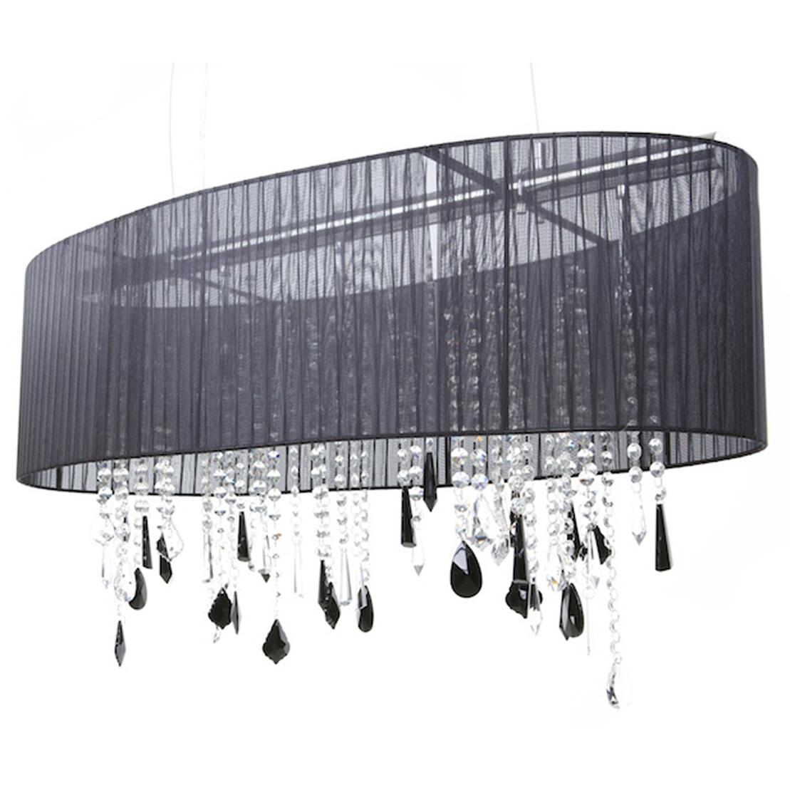 FocusLight OVALIS - Pendant lamp - Black - G9 - 5 x 33W max.(incl.)