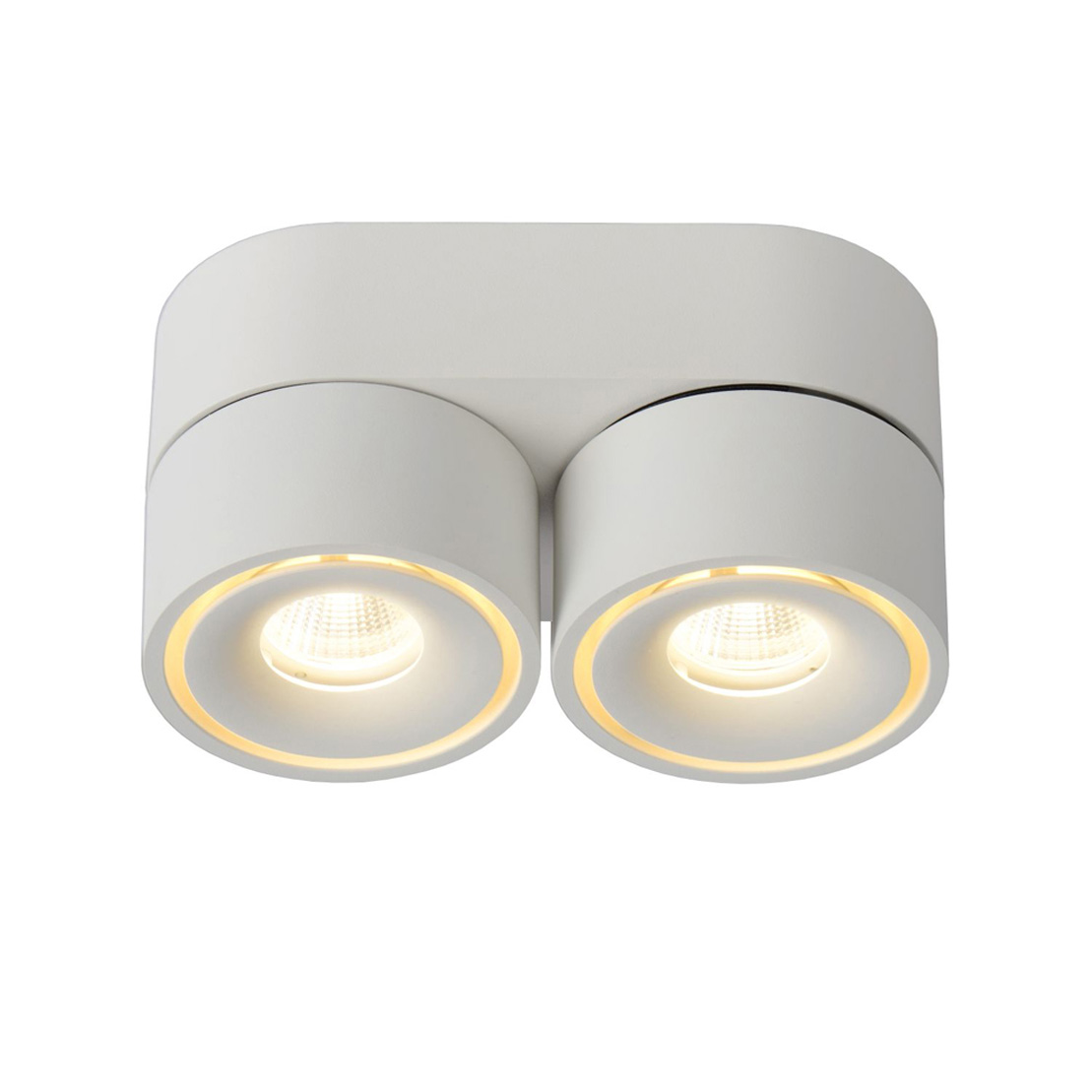 Lucide YUMIKO - Ceiling Spotlight - LED Dim. - 2x8W 2700K - White