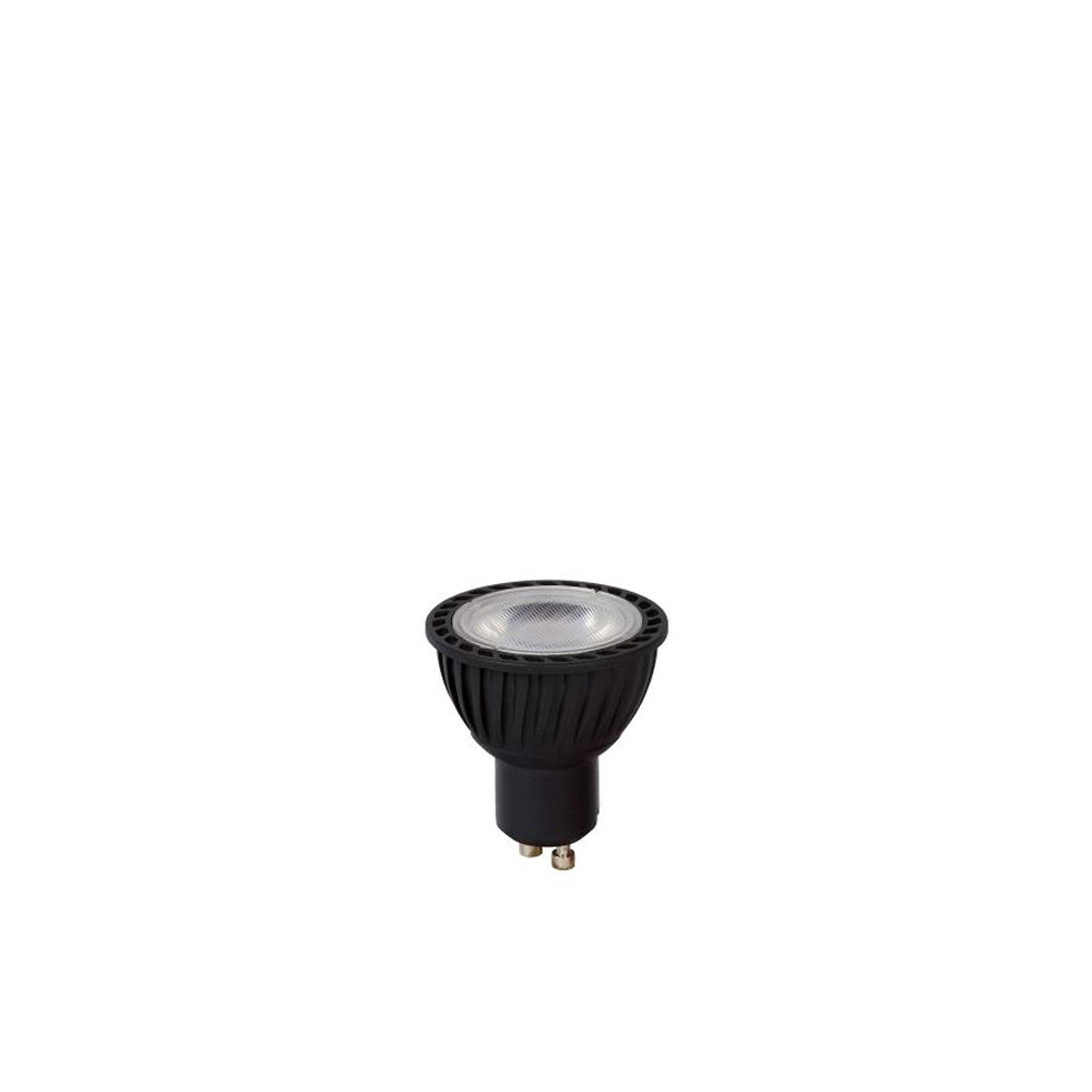 Lucide LED lamppu - LED lamppu - Ø 5 cm - LED Dim. - GU10 - 1x5W 3000K - Musta