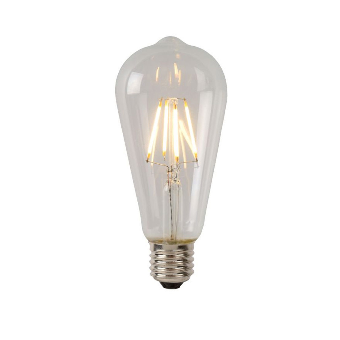 Lucide LED Bulb - Filament bulb - Ø 6,4 cm - LED Dim. - 1x5W 2700K - Clear