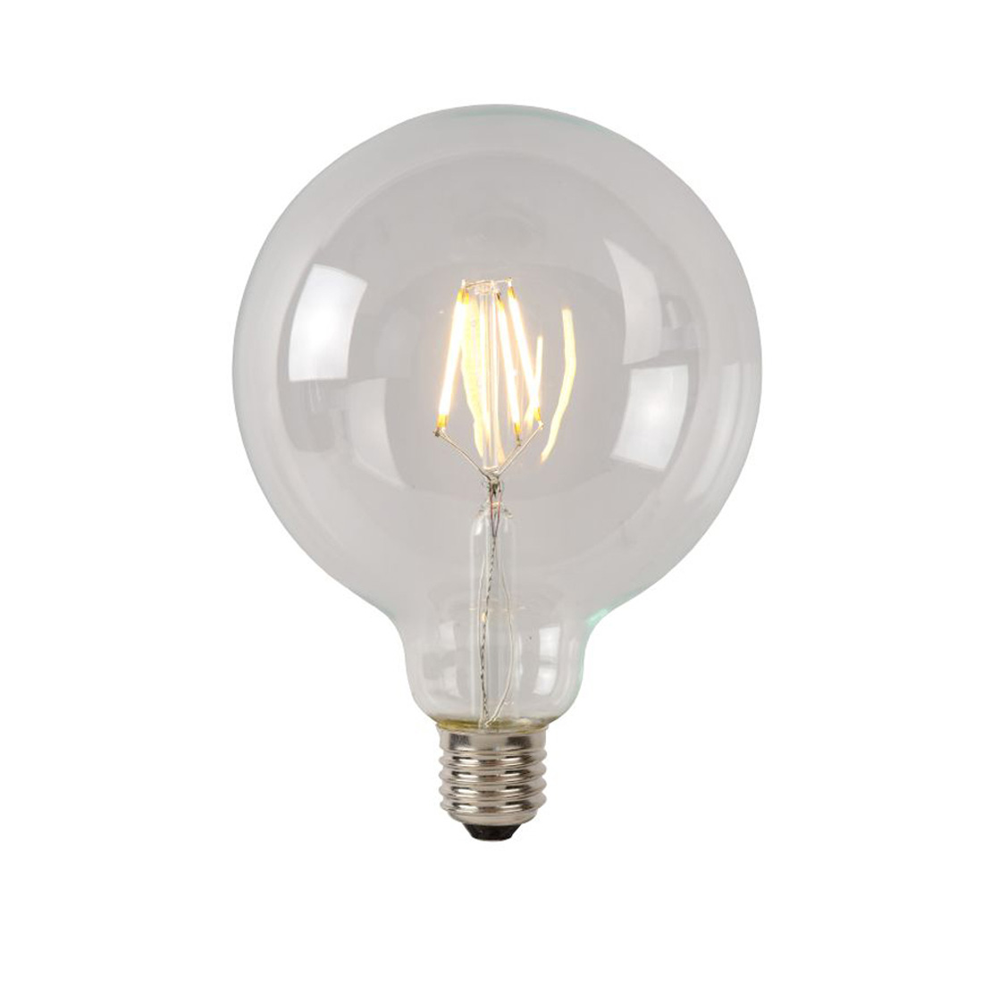 Lucide LED lamppu - Filament bulb - Ø 12,5 cm - LED Dim. - 1x5W 2700K - Kirkas