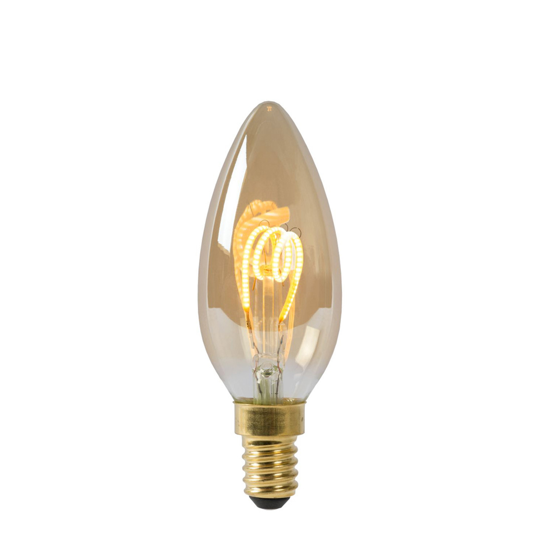 Lucide LED lamppu - Filament bulb - LED Dim. - Amber - Set of 4
