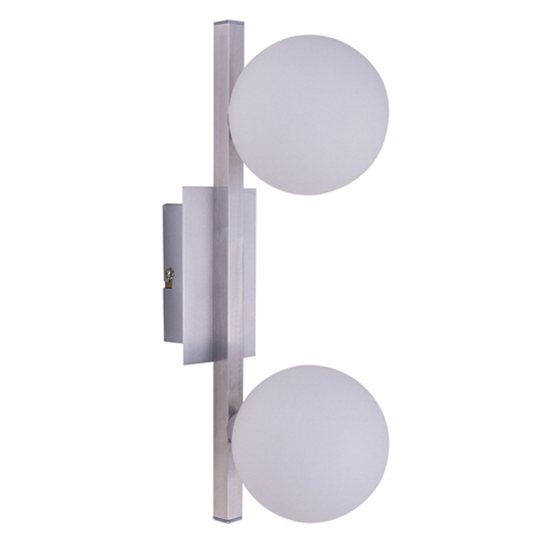 Globo NEW DESIGN - Ceiling light - Harjattu Aluminium - G9 - 2 x 40W (incl.)