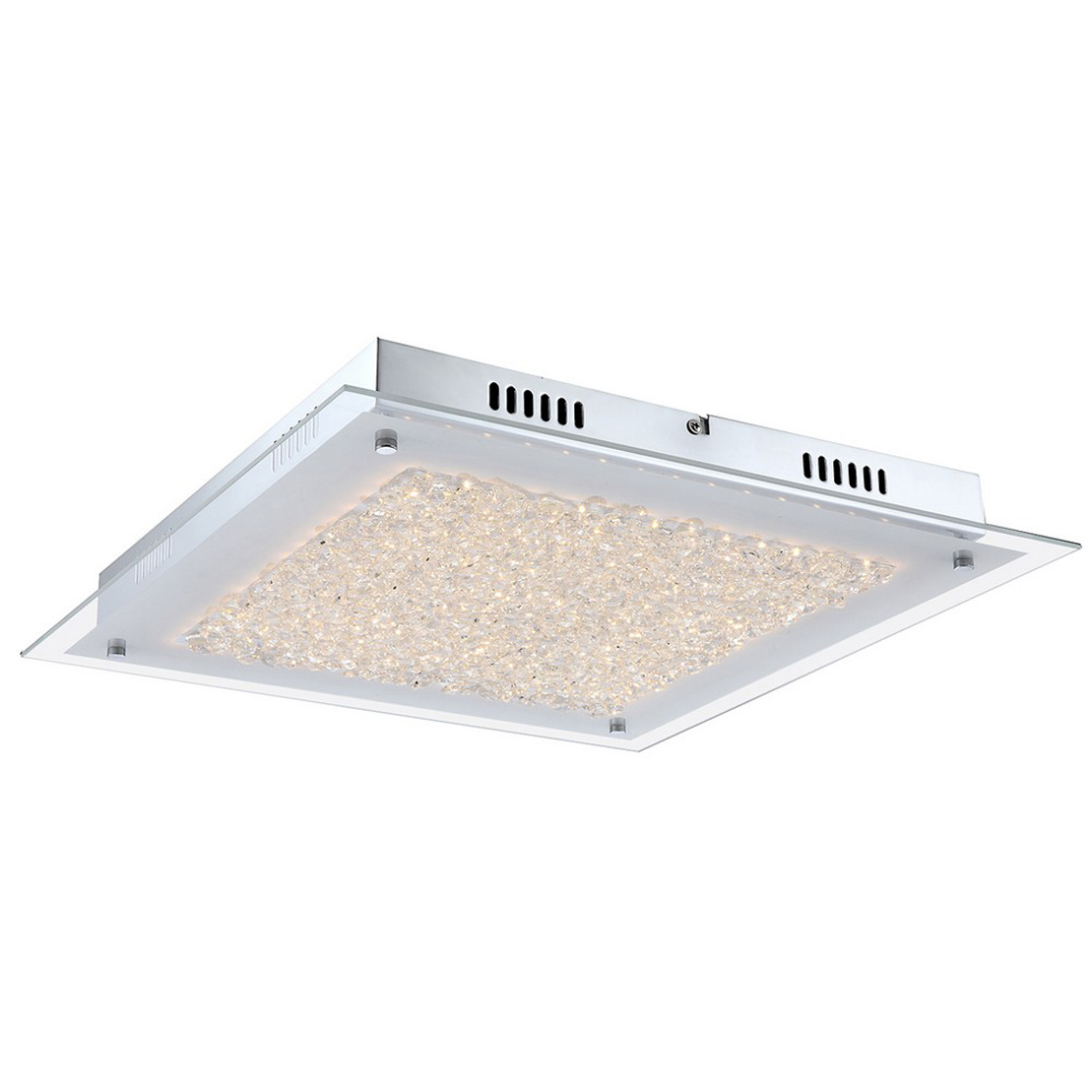 FocusLight GLITTER LED - Ceiling light - Chrome - Integrated LED - 1 x 20W Epistar LED incl.