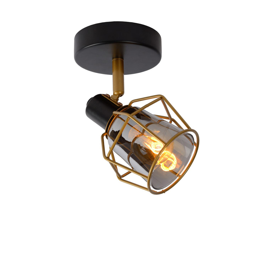 Lucide NILA - Ceiling Spotlight - E14 - Black