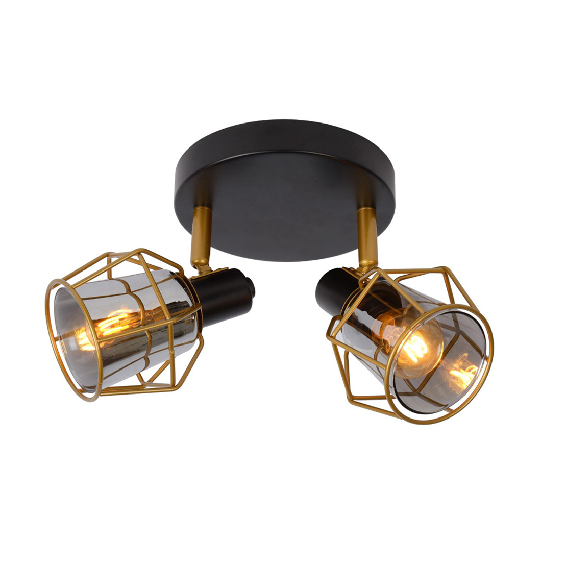 Lucide NILA - Ceiling Spotlight - E14 - Black