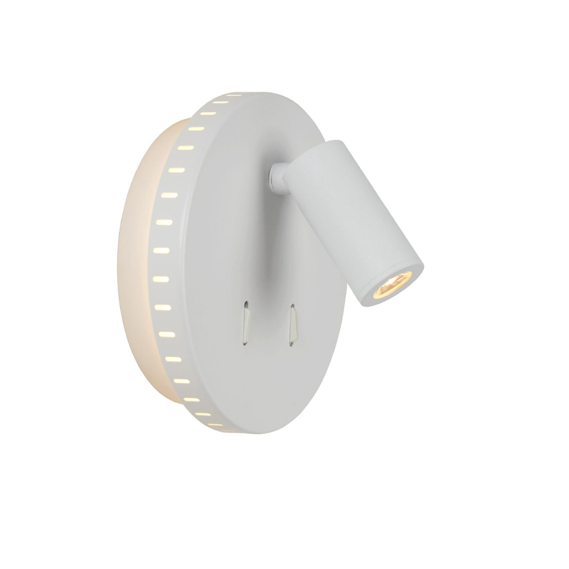 Lucide BENTJER - Wall Lamp - Ø 14 cm - LED - 1x6W 3000K - White