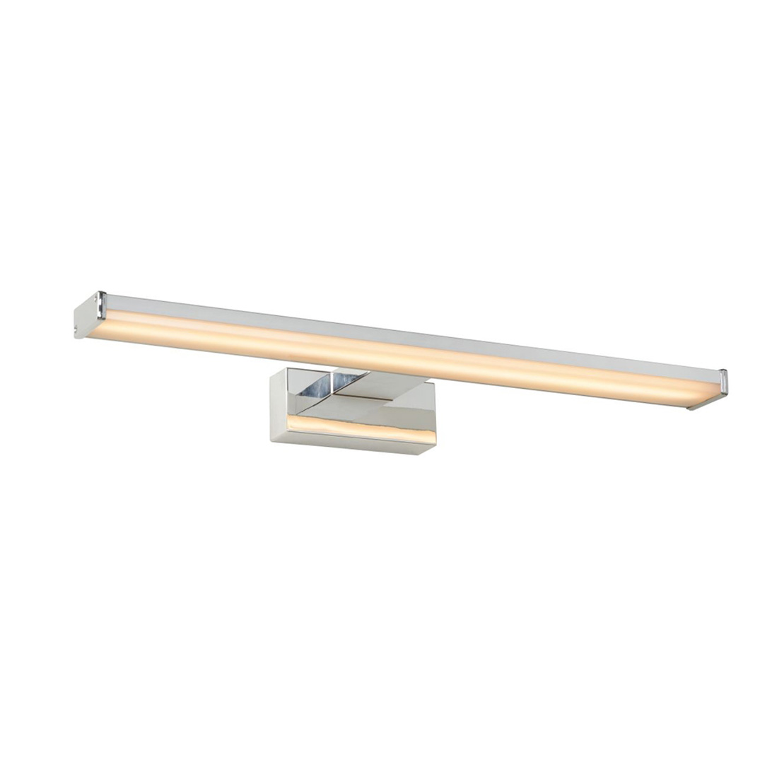 Lucide ONNO - Bathroom Wall Lamp - LED - 1x8W 3000K - IP44 - Satin Chrome