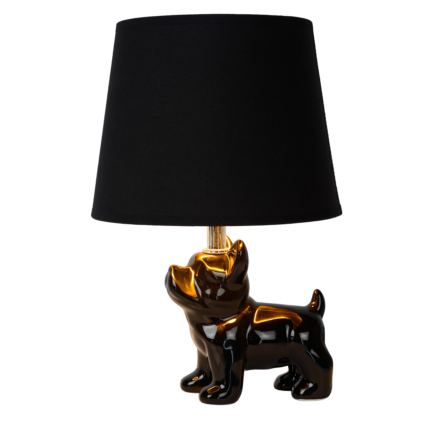Lucide EXTRAVAGANZA SIR WINSTON - Table lamp - 1xE14 - Black