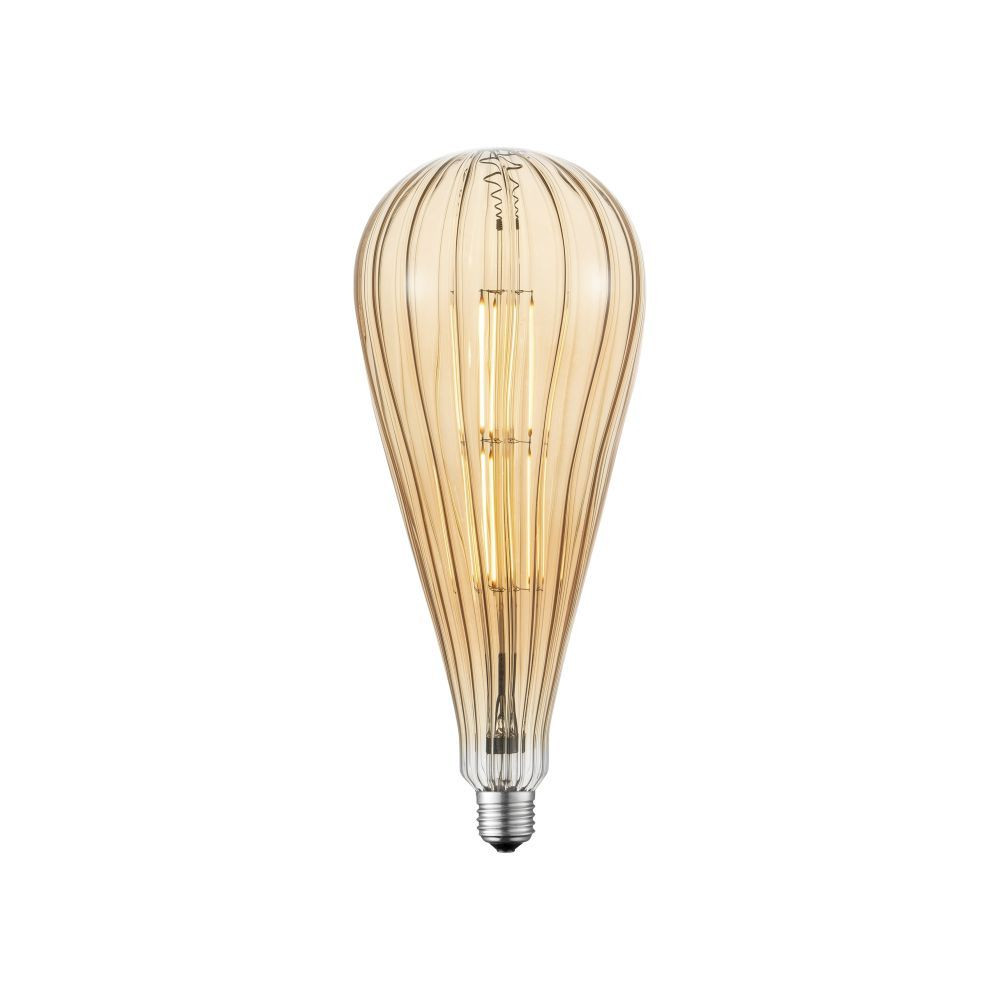 EDISON LED - Filament bulb - Ø 12,5 cm - E27 - 1x6W - 2700K - Amber