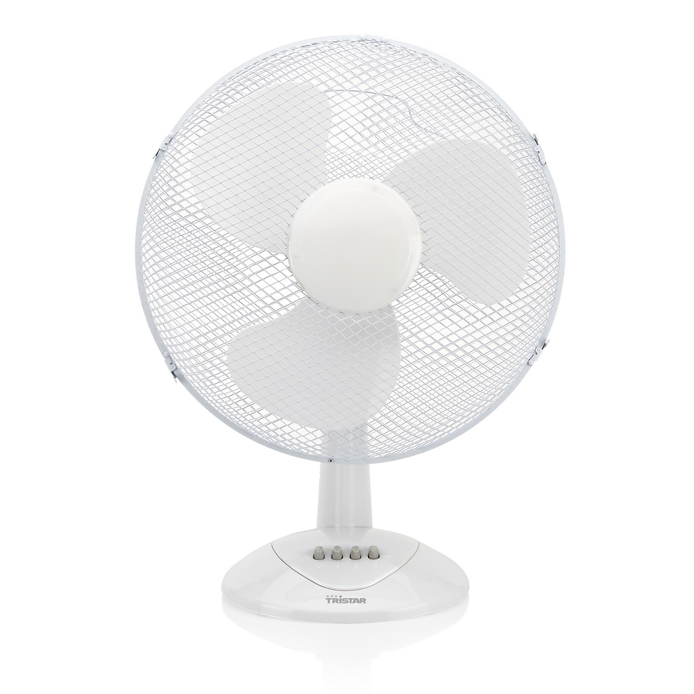 Table fan Ø40cm - white - 3 speed options - Oscillating