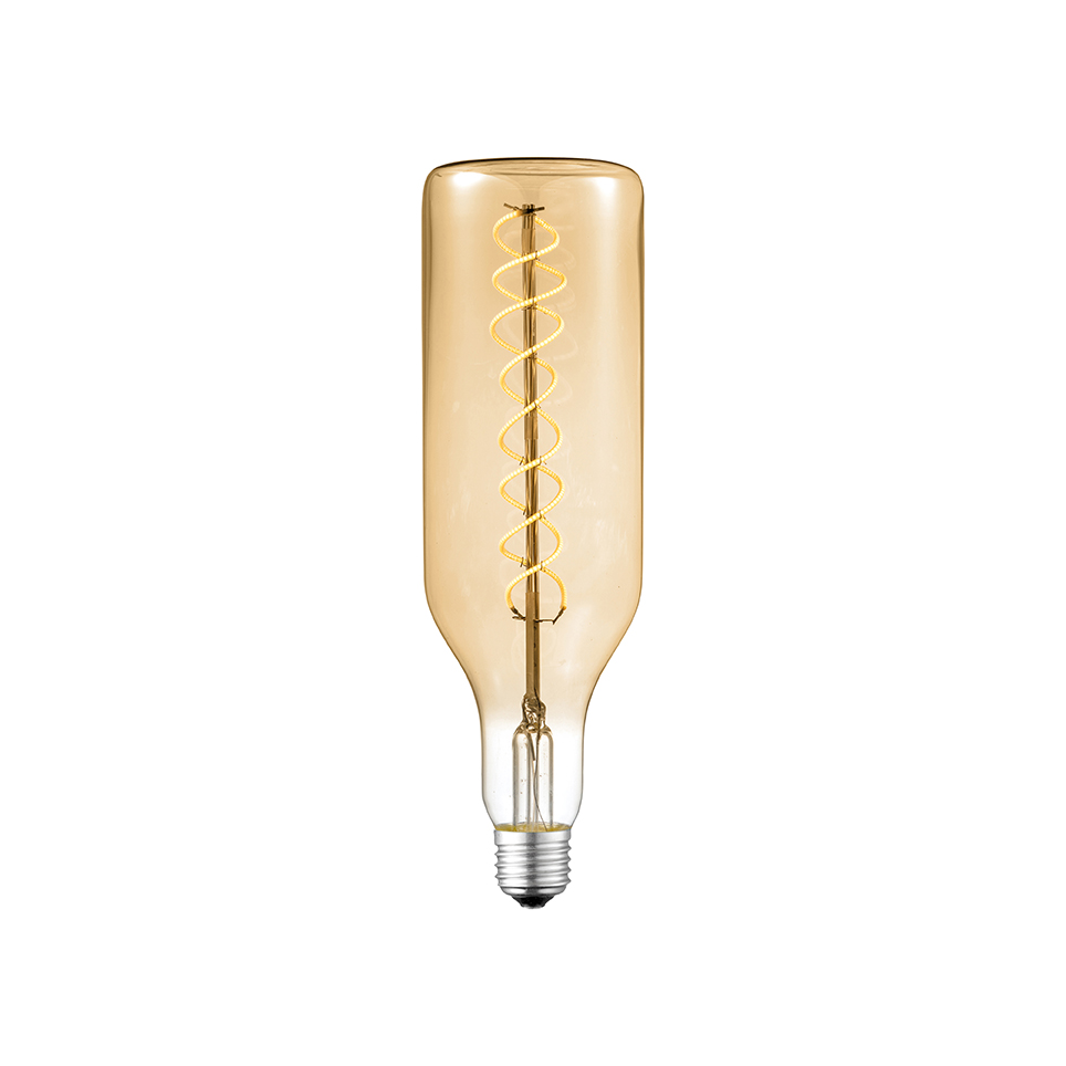 EDISON LED - Filament bulb - Ø 7,5 cm - E27 - 1x6W - 2700K - Amber