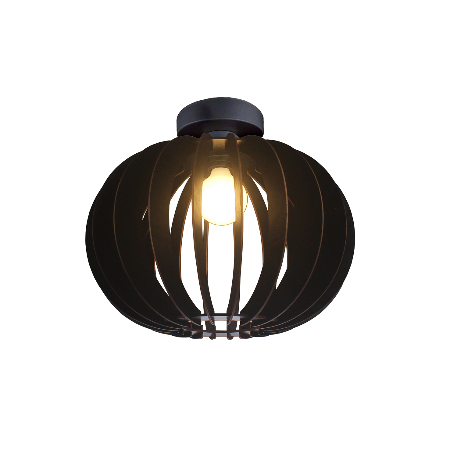 Ceiling light FocusLight LEVI - Ø 41cm - Black