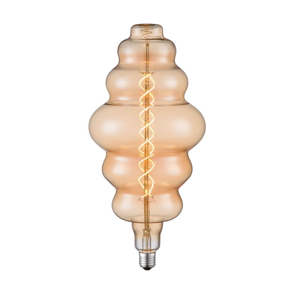 EDISON LED - Filament bulb - Ø 18,0 cm - E27 - 1x6W - 2700K - Amber