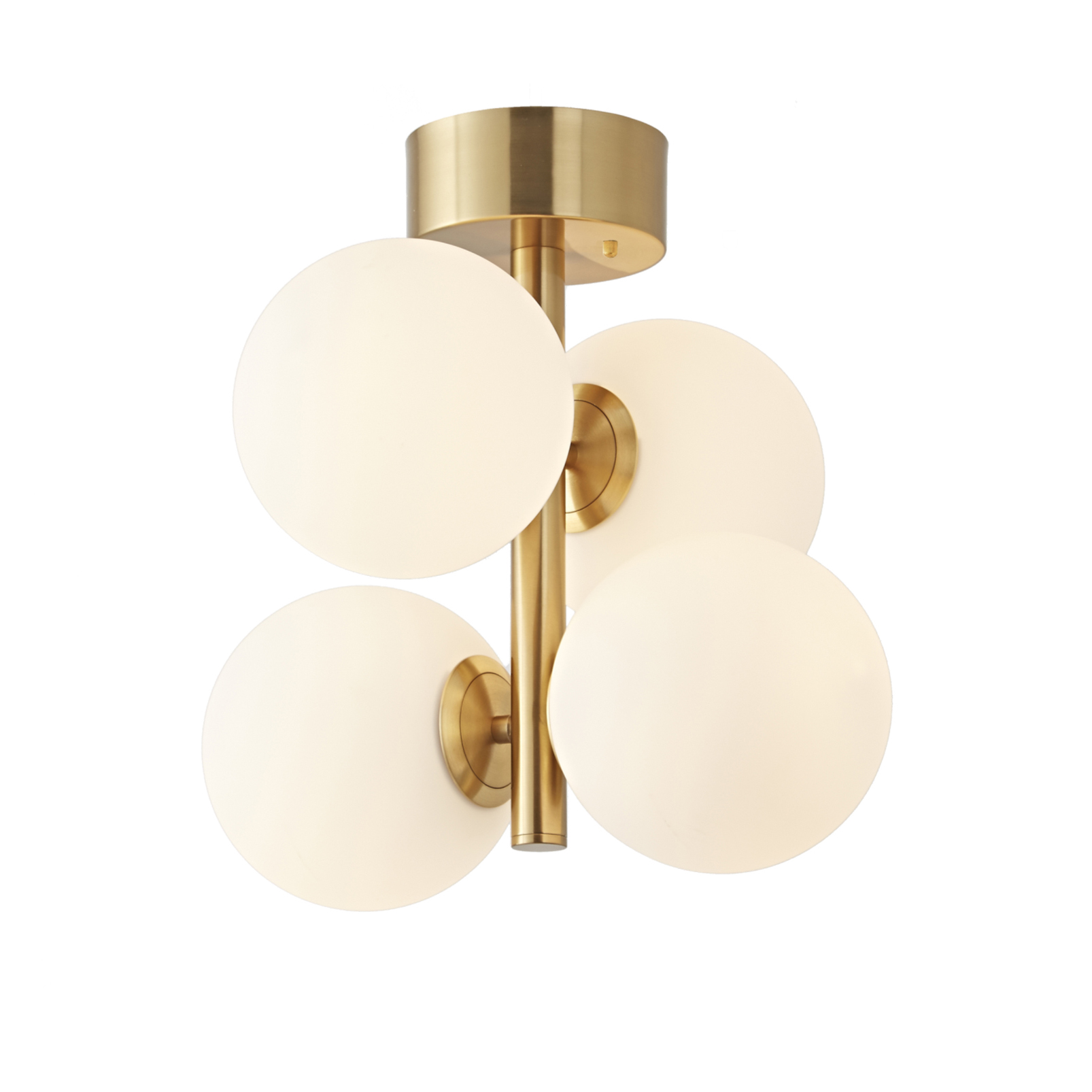 Ceiling light RUBEN - 4xE14 - Gold bronze - Ø35,0cm