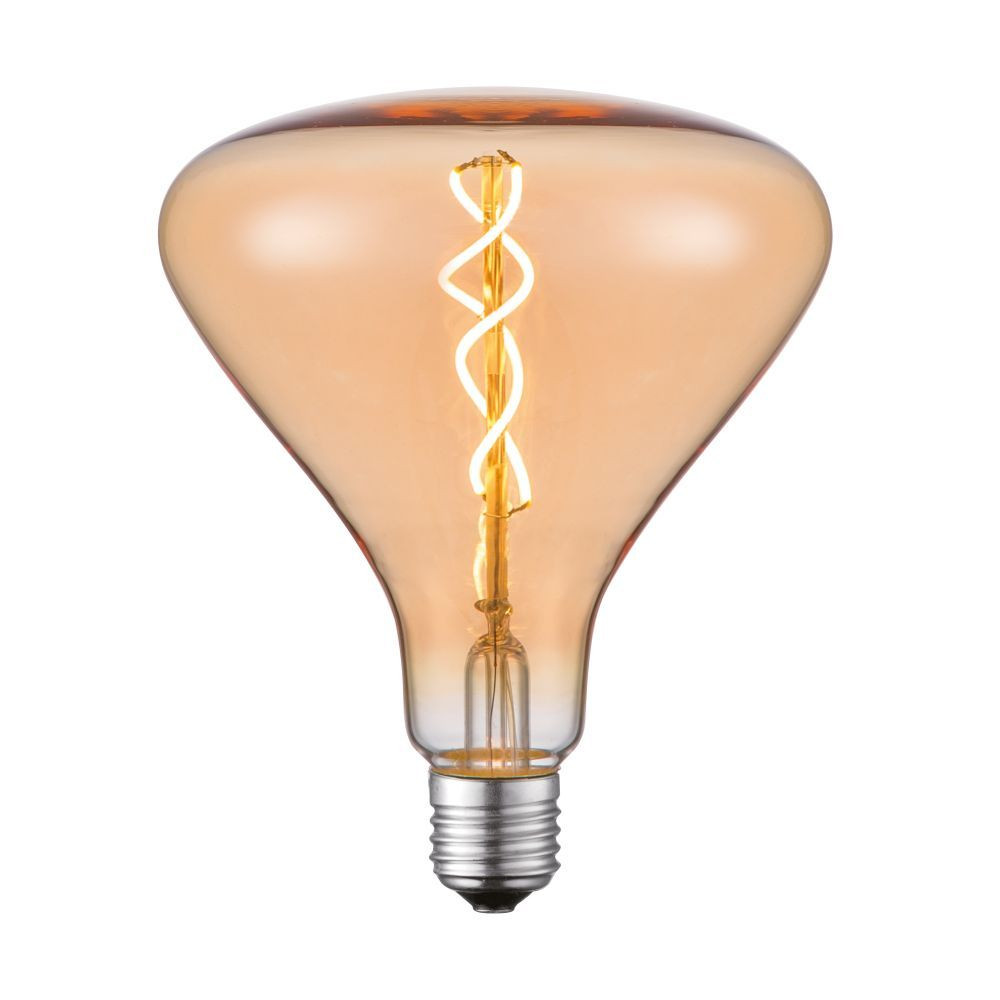 EDISON LED - Filament bulb - Ø 14,0 cm - E27 - 1x6W - 2700K - Amber