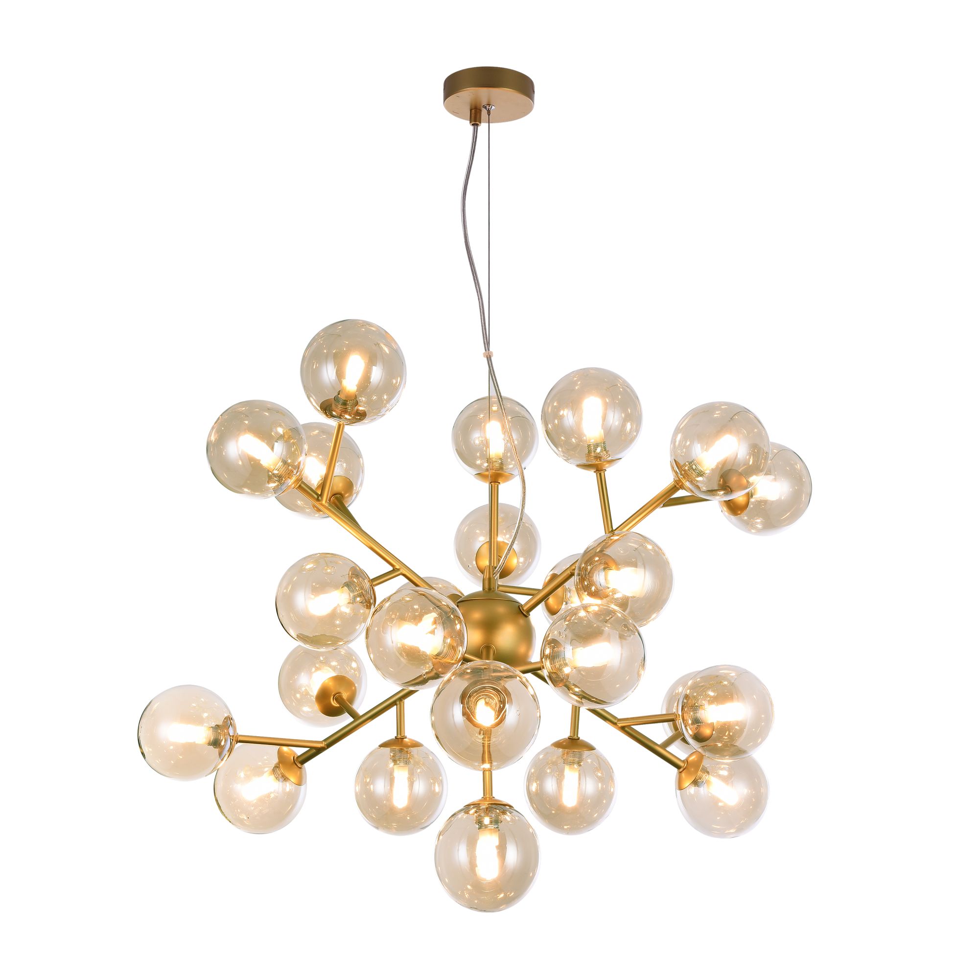 DALLAS - Pendant light - 24 X G9 (28W) - Amber