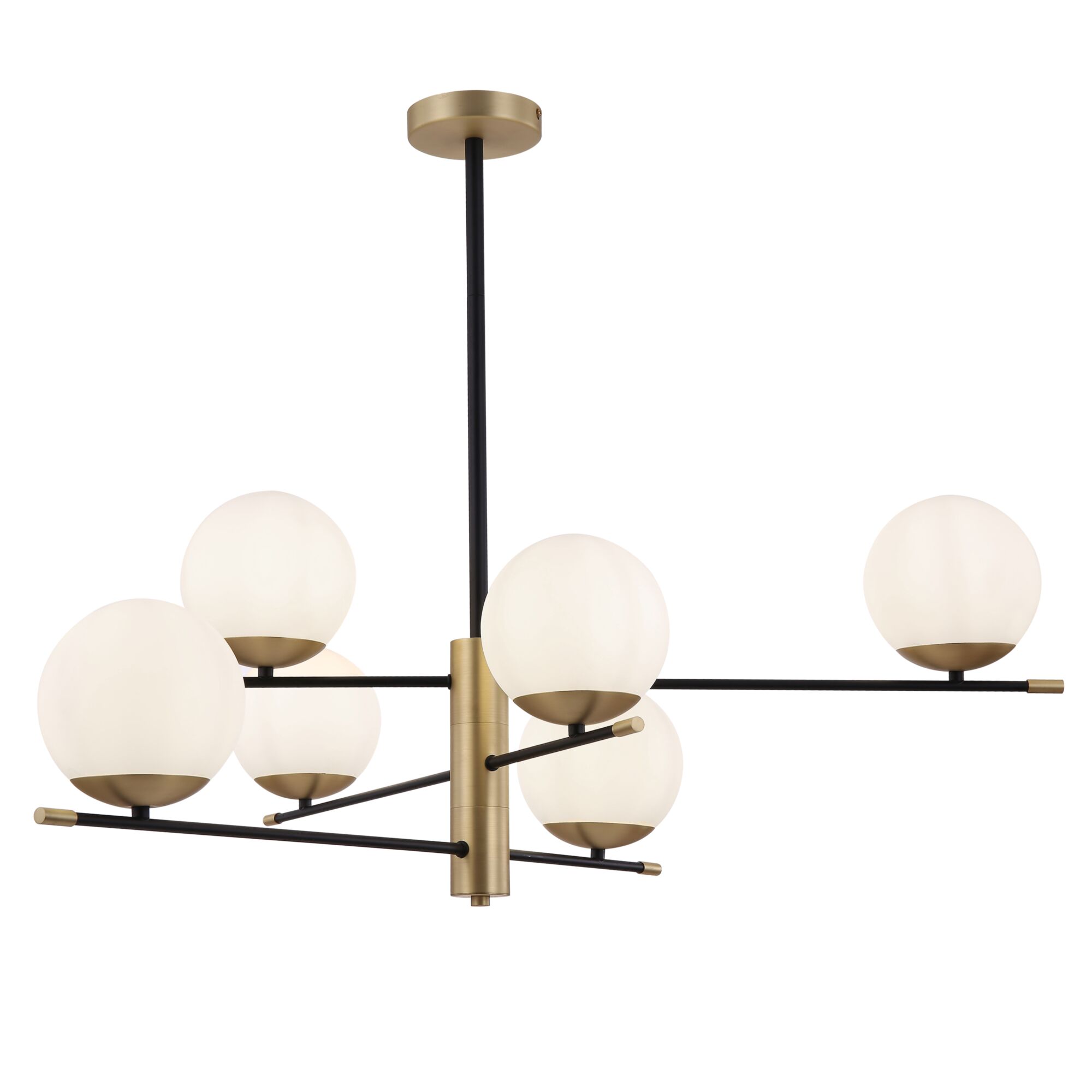 NOSTALGIA - Pendant light - 6 X E14 (40W) - Matt gold