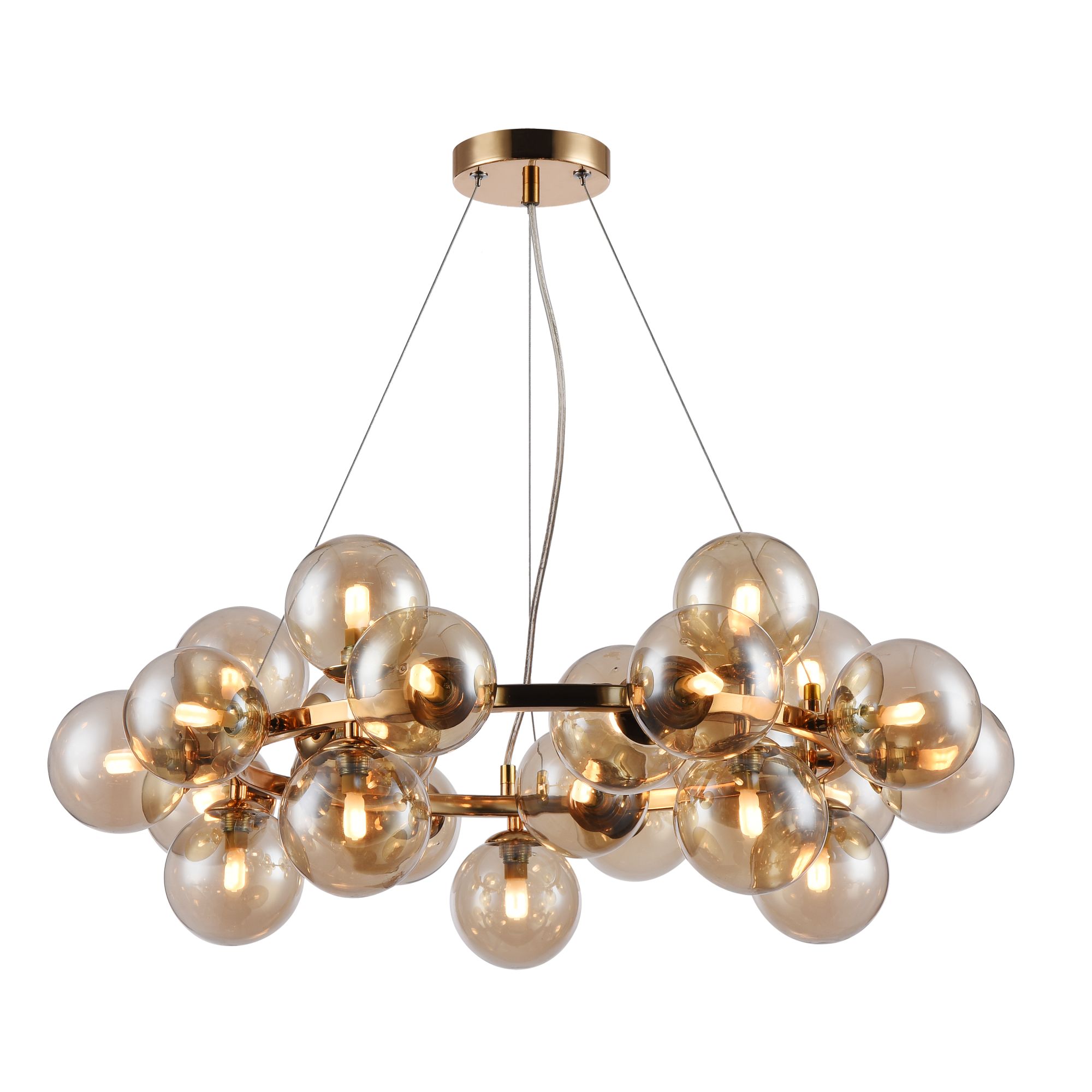 DALLAS - Pendant light - 25 X G9 (28W) - Amber